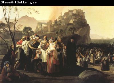 Francesco Hayez The Refugees of Parga (mk22)